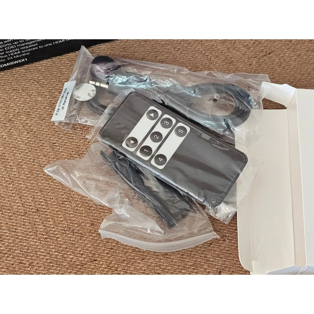 W Box Technologies Avarro 0E-HDMISW5X1 5x1 HDMI Switcher 4K UHD New 3840 x 2160
